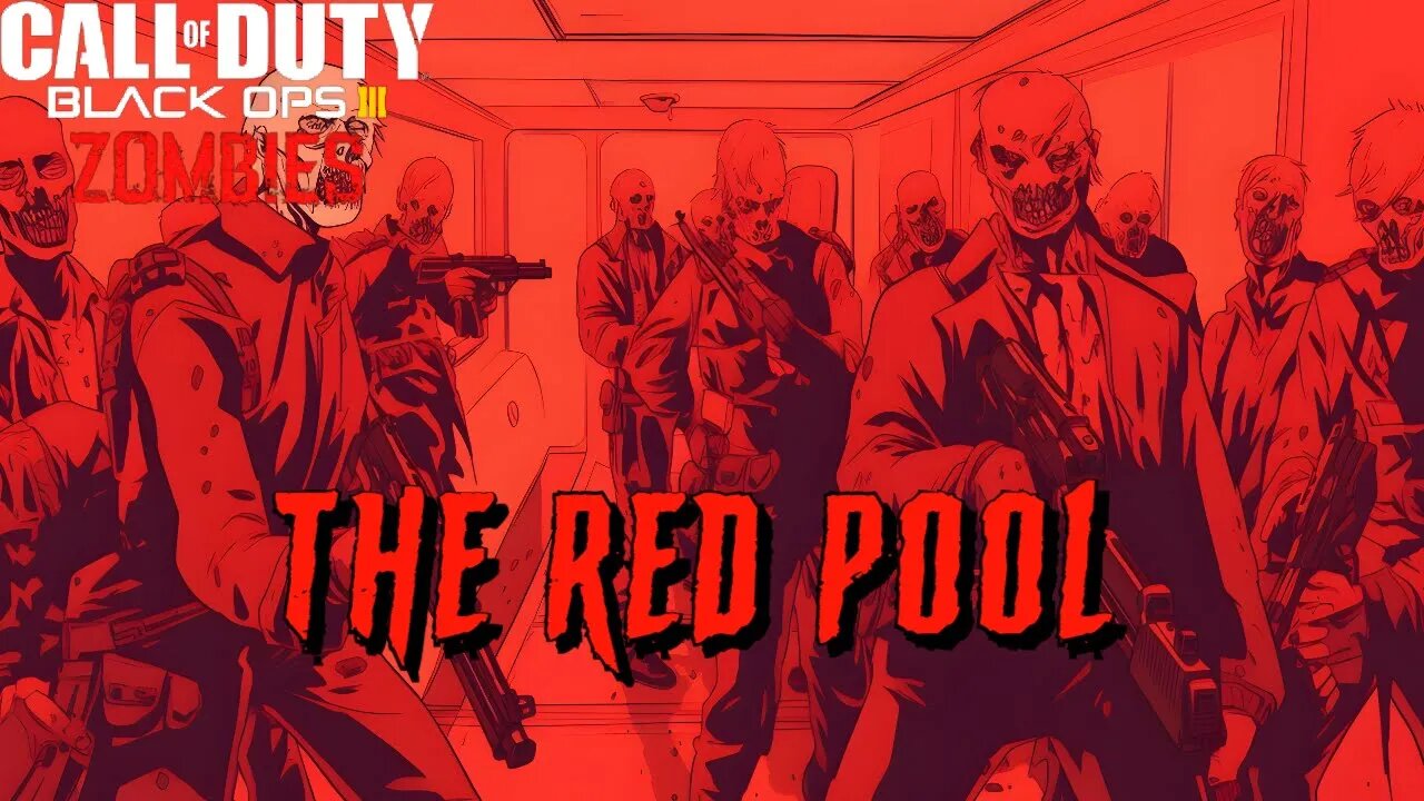 Call of Duty BO3 The Red Pool custom zombies map only pistols challenge