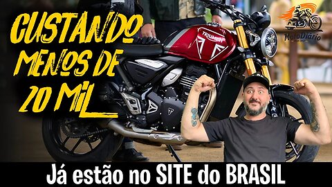 CUSTANDO MENOS de 20 MIL NOVAS TRIUMPH 400 já estão no SITE DO BRASIL