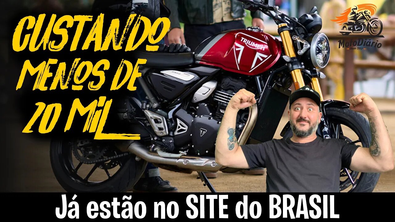 CUSTANDO MENOS de 20 MIL NOVAS TRIUMPH 400 já estão no SITE DO BRASIL