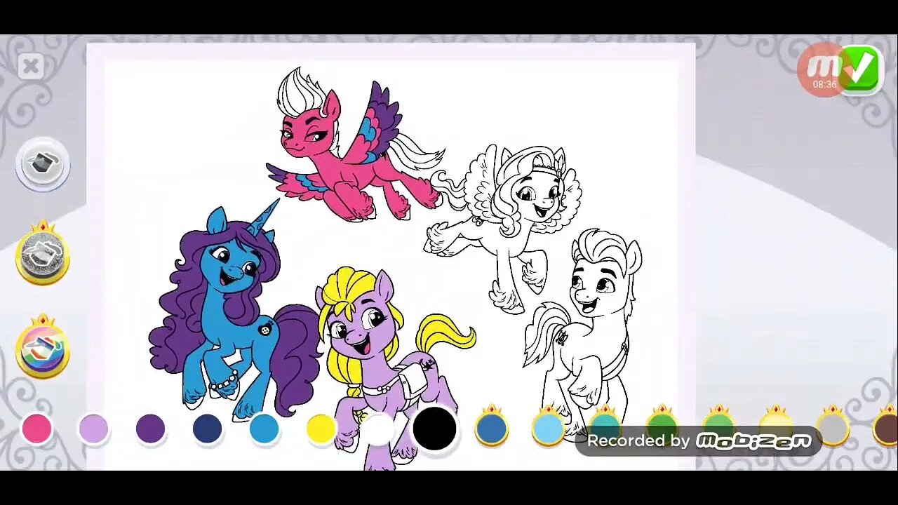 G5 Negative Universe Pony Painting / Princess Luna Frozen Zone lvls 8 & 9 complete!