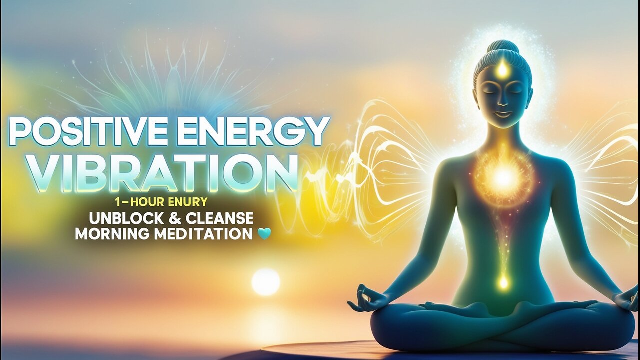 🌟 Positive Energy Vibration | 1-Hour Unblock & Cleanse | Morning Meditation 🌅