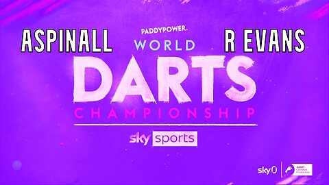 2024 World Darts Championship Aspinall v Evans