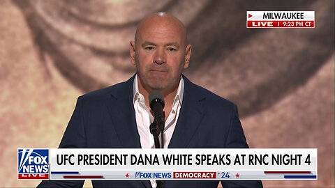 Dana White: Trump Is 'Literally Putting His Life On The Line For Something Bigger Than Himself'