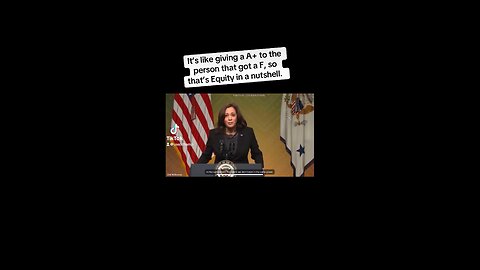 Kamala Harris On Equality Vs Equity