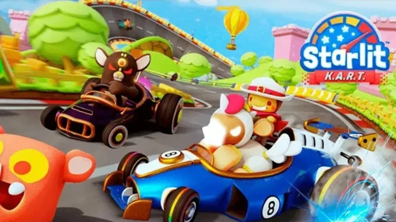 STARLIT KART RACING - PÓDIO - INÍCIO - LIVE TWITCH - @NEWxXx Games #starlitkartracing