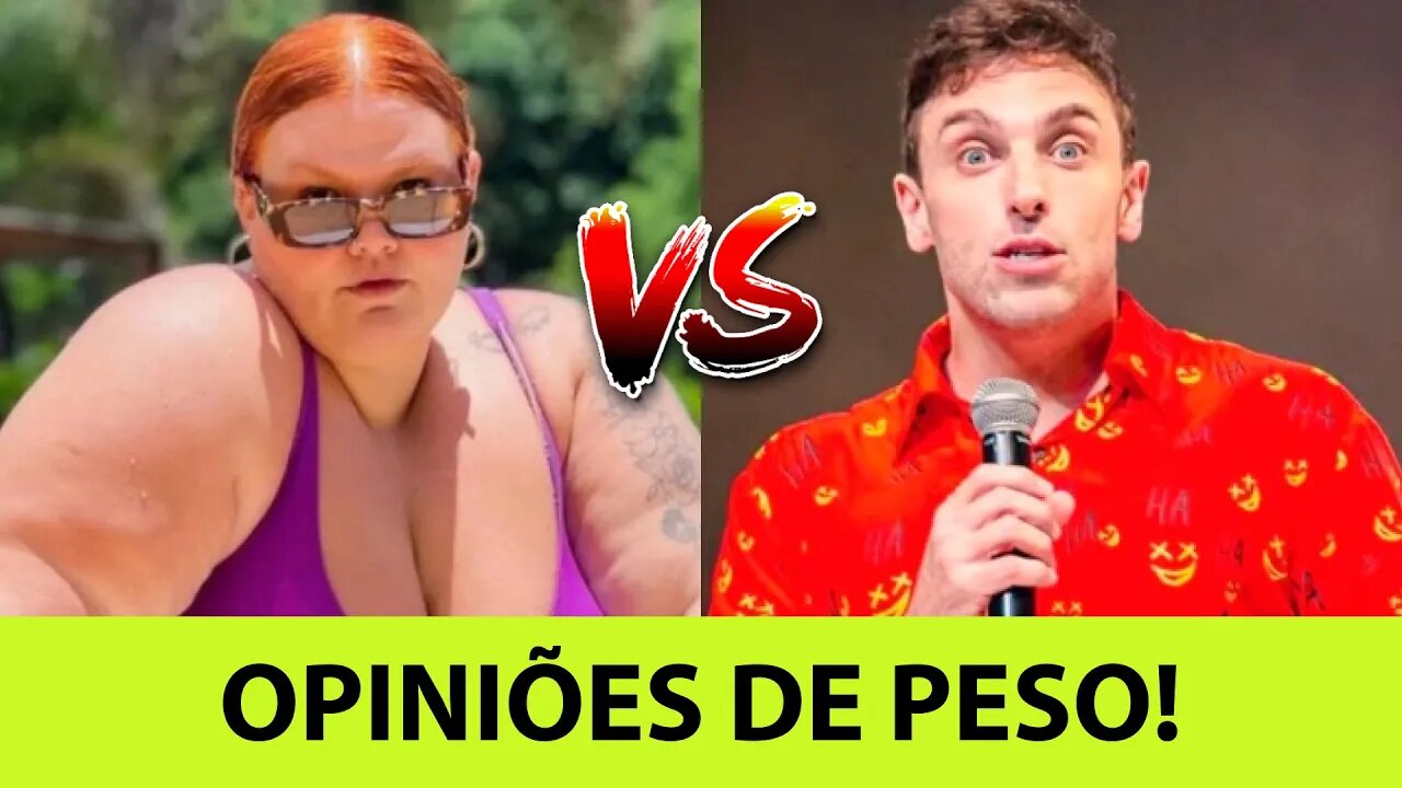 Léo Lins e Thais Carla em lados opostos no ringue da censura!