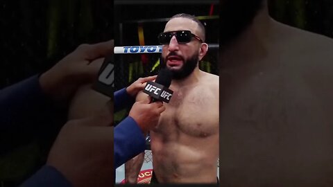 UFC fighter raises awareness for Palestine after his victory 🇵🇸