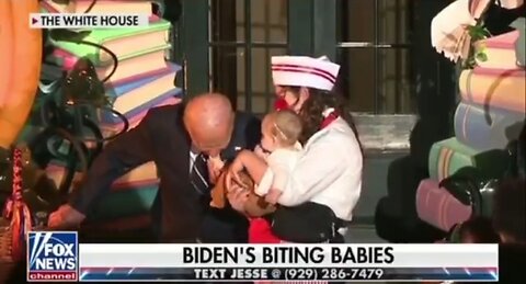 Biden Bites Babies At The White House Halloween Event