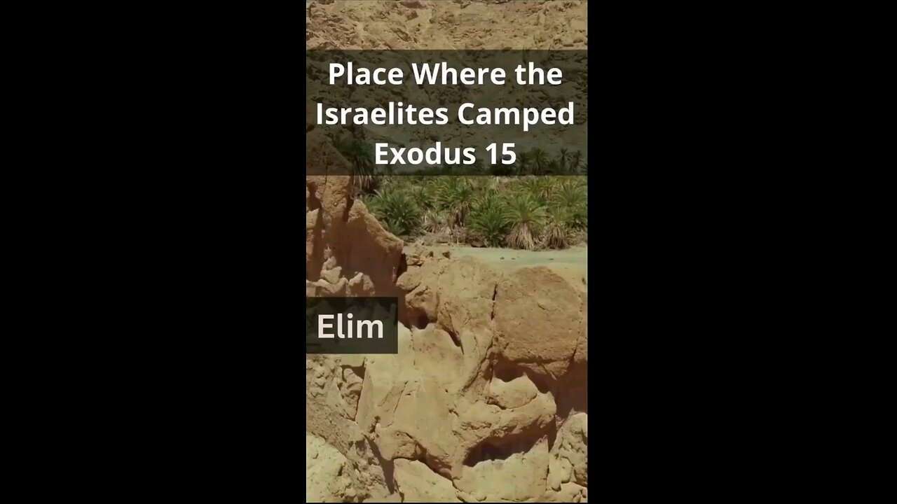 where Moses & All stayed here after crossing the Red Sea