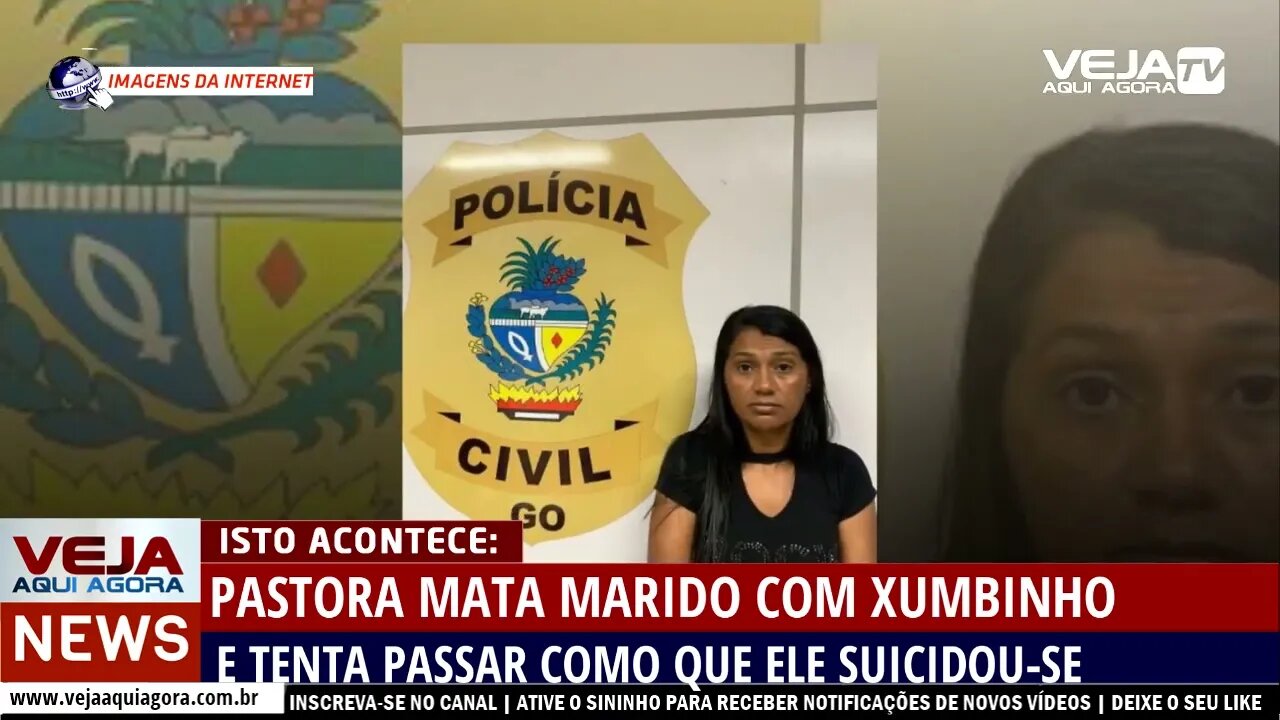 PASTORA MATA MARIDO COM XUMBINHO E FORJA SUICÍDIO