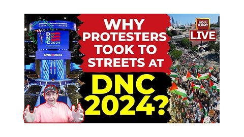 BREAKING NEWS: See Police Use Their Training To Break Up Pro Palestinian Protestors at DNC Day 2