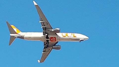 Boeing 737-800 PR-GYA vindo do Recife para Fortaleza