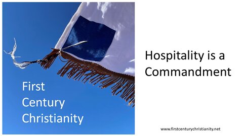 Hospitality is a Commandment