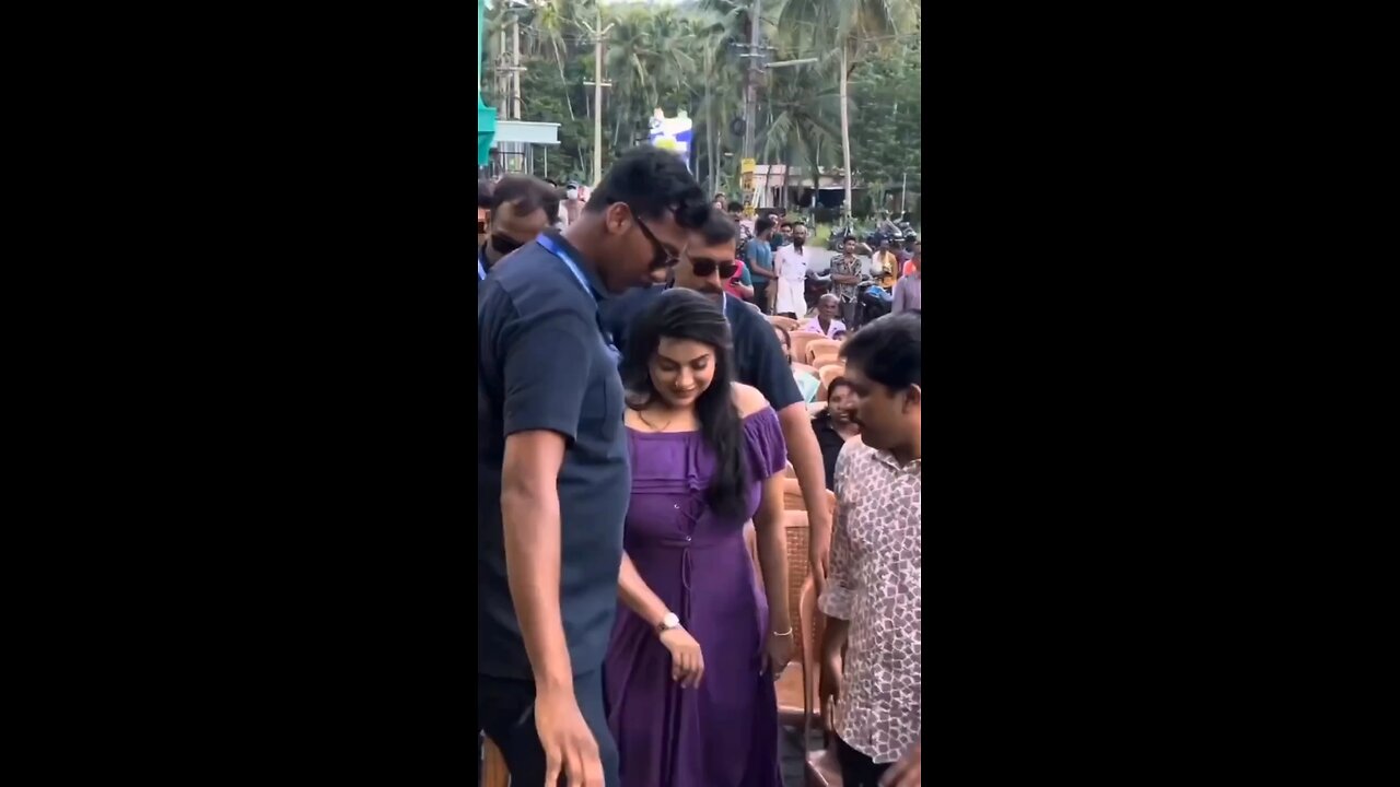 Anna Rajan cute reaction