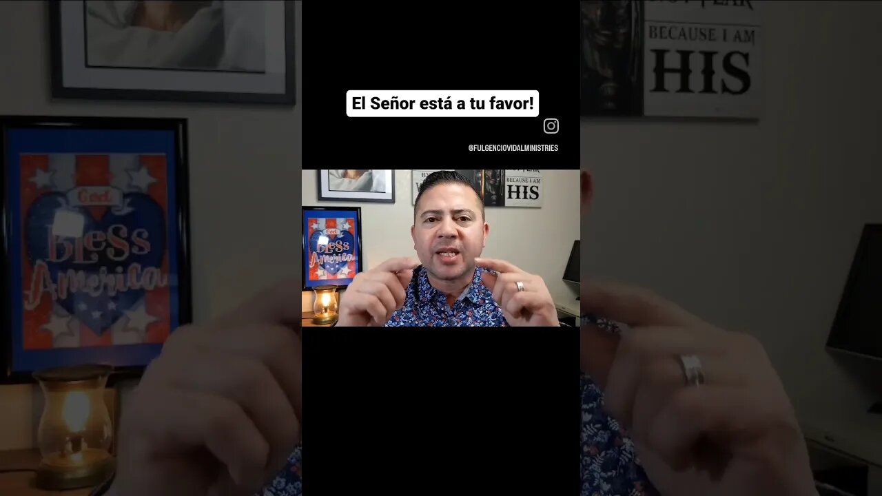 El Señor está a tu favor!