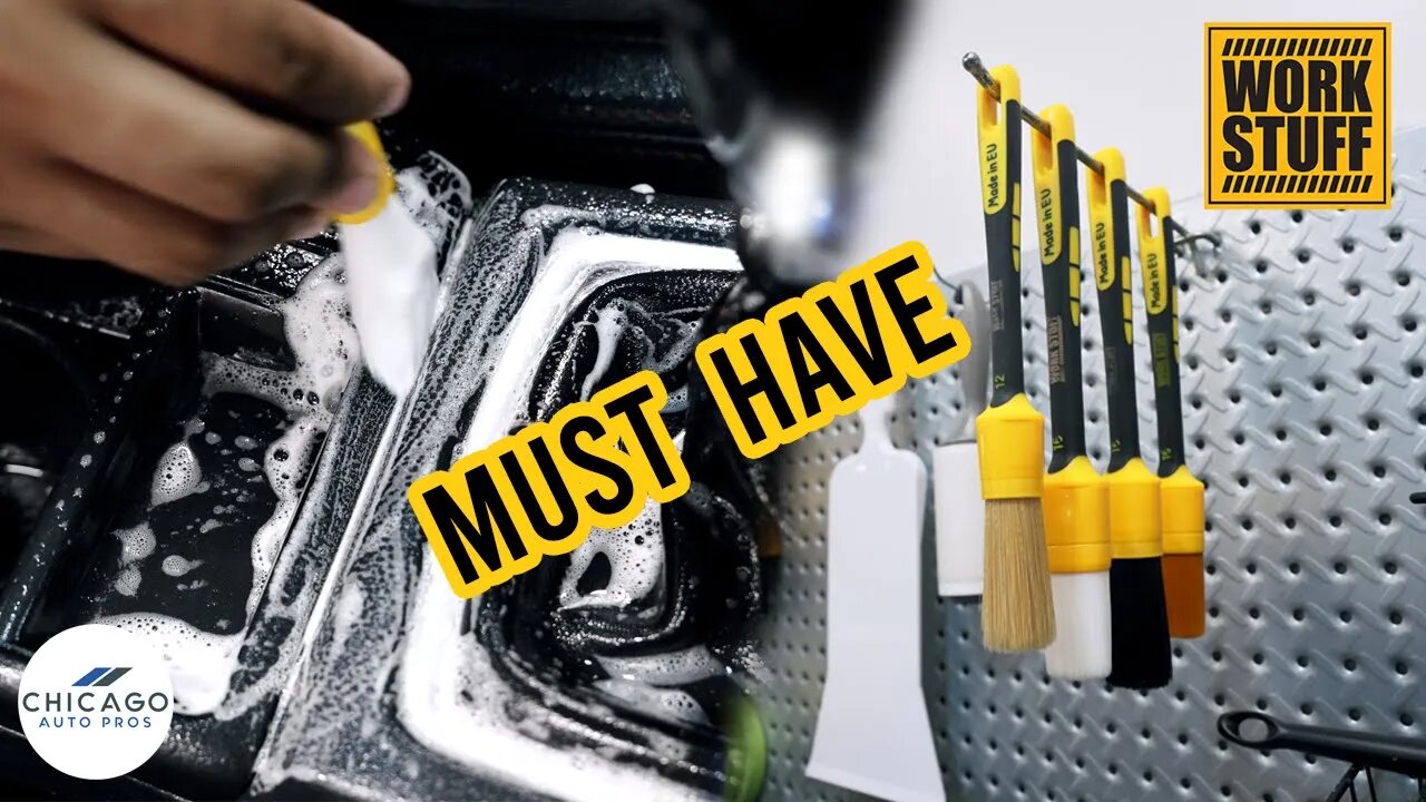 The Most Useful Detailing Tools! | Work Stuff Brushes