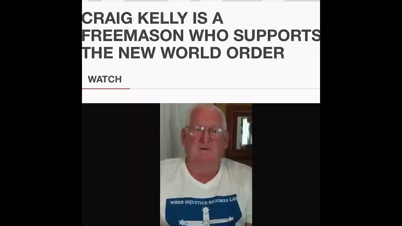 Warrior Wayne Glew calls out Freemason Craig Kelly