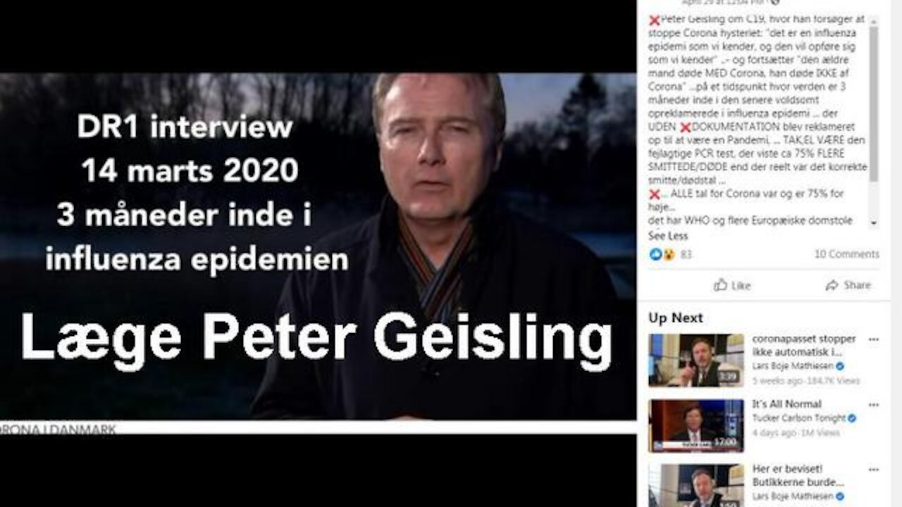 Læge Peter Geisling om SARS-CoV-2 Corona Influenza virus [29.04.2021]