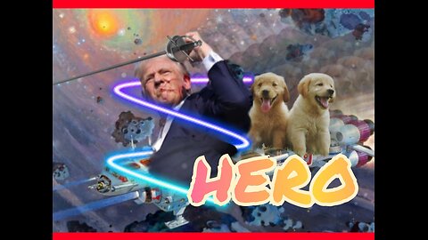 Man saves Puppies from Fire? Fencing school started? DONALD TRUMP IN SPACE?