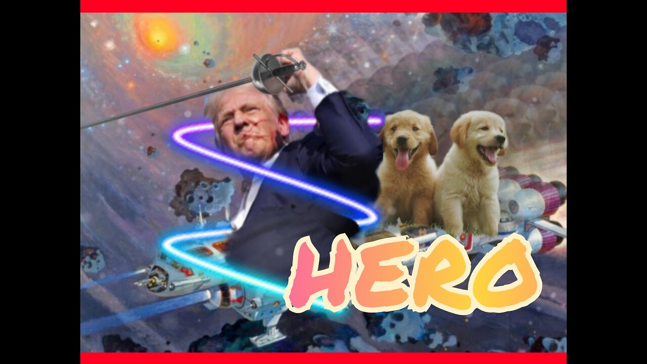 Man saves Puppies from Fire? Fencing school started? DONALD TRUMP IN SPACE?