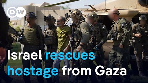 IDF: Gaza hostage Qaid Farhan Alkadi rescued in 'complex operation' | DW News