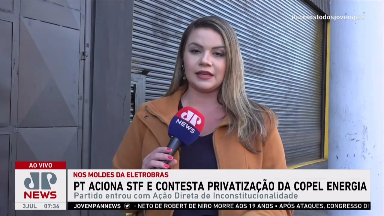PT aciona STF e contesta privatização da Copel Energia