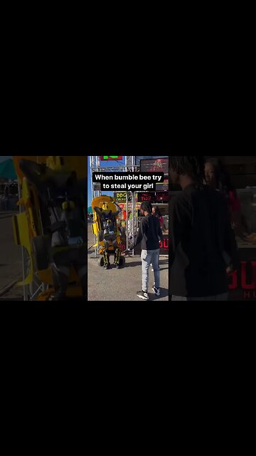 Bumble bee steals my girl!