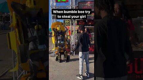 Bumble bee steals my girl!