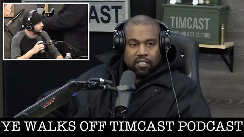 SANG REACTS: KANYE "YE" WEST WALKS OFF TIMCAST!!!