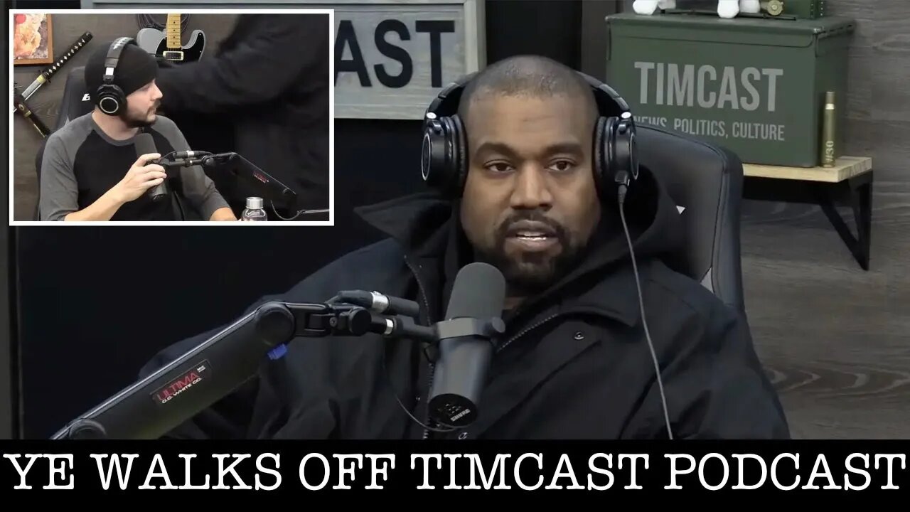 SANG REACTS: KANYE "YE" WEST WALKS OFF TIMCAST!!!