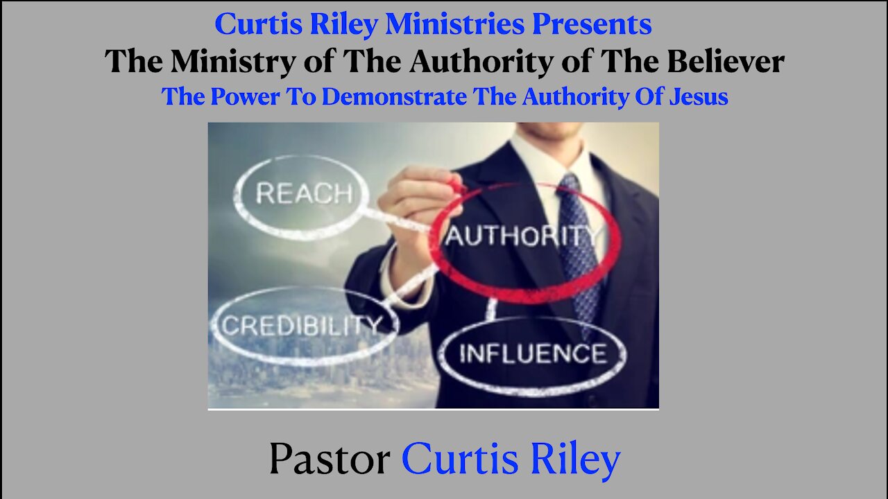 The Power To Demonstrate The Authority Of Jesus