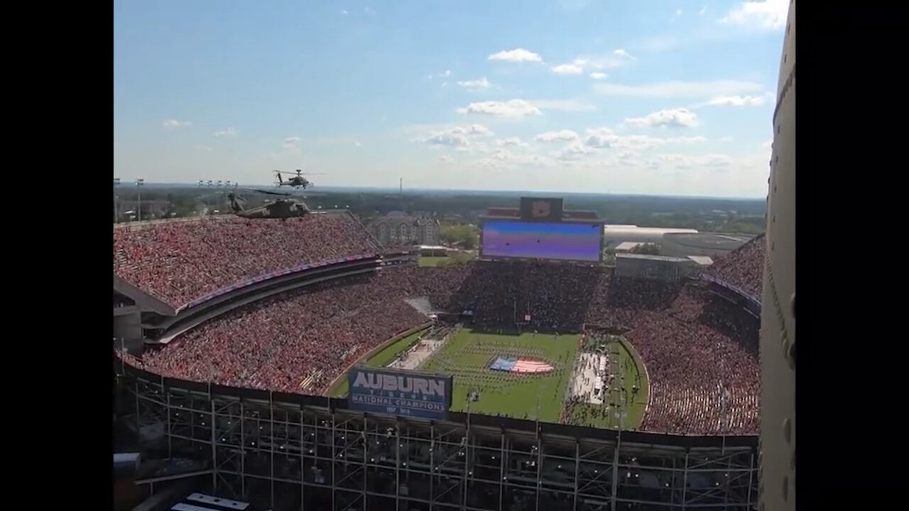 USAACE Flyover: Georgia vs. Auburn