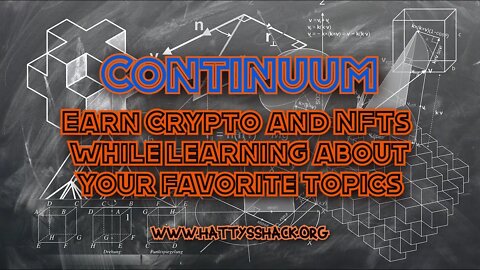 Continuum: Earn Crypto and NFTs while learning about your favorite topics