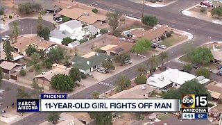 11-year-old fights off man in North Phoenix