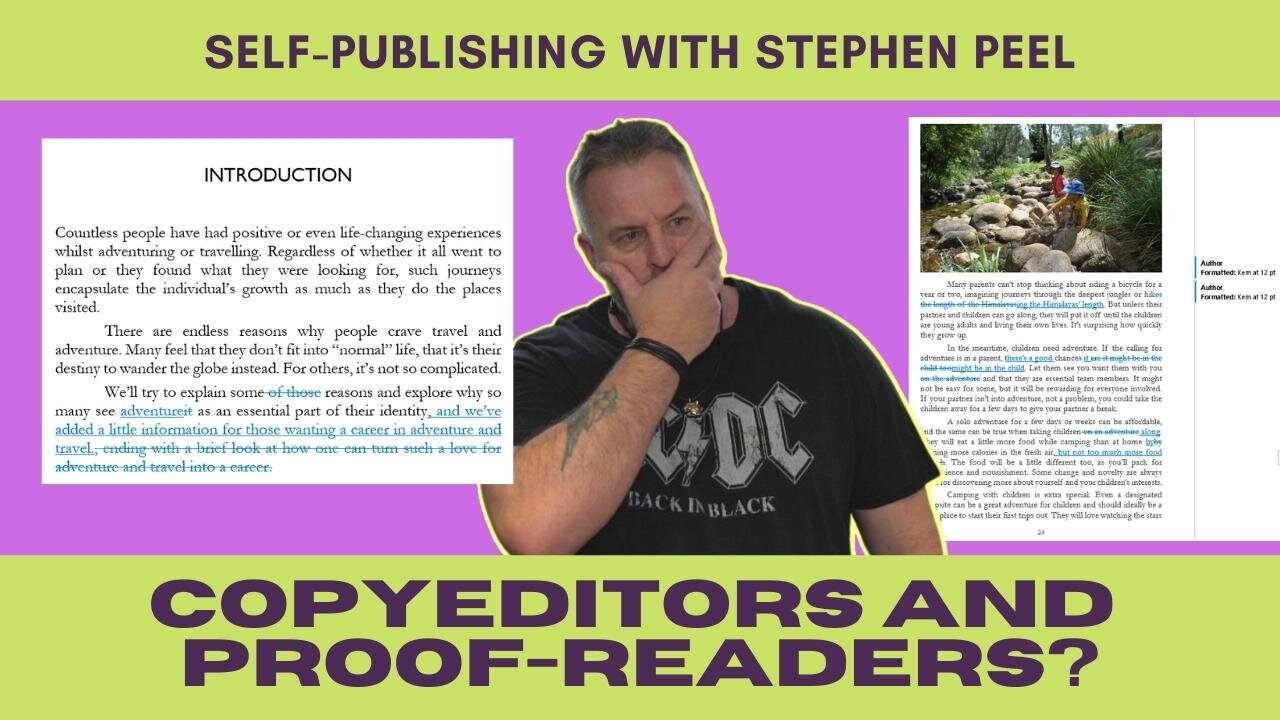 Copyeditors and Proof-readers for your books, and why you need one or both.