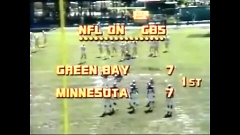 1977-10-02 Green Bay Packers vs Minnesota Vikings