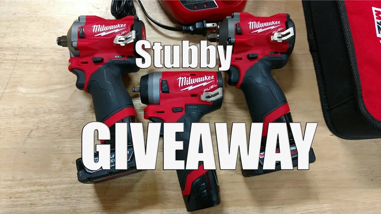 GIVEAWAY | Multiple Milwaukee M12 FUEL Stubby Impact Wrenches