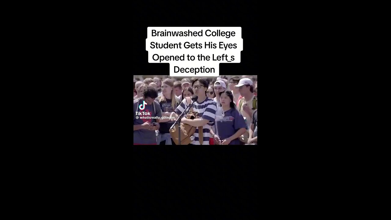 Brainwashed College Student Gets His Eyes Opened To The Left’s Deception