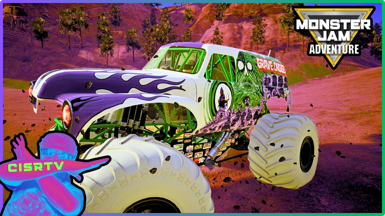 Monster Jam ADVENTURE | It's Over 9000 | GRAVE DIGGER Upgrades to Atomic Armor | Ep 3