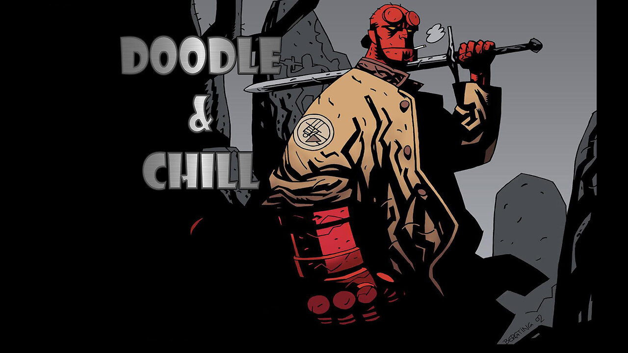 Doodle & Chill: Hellboy