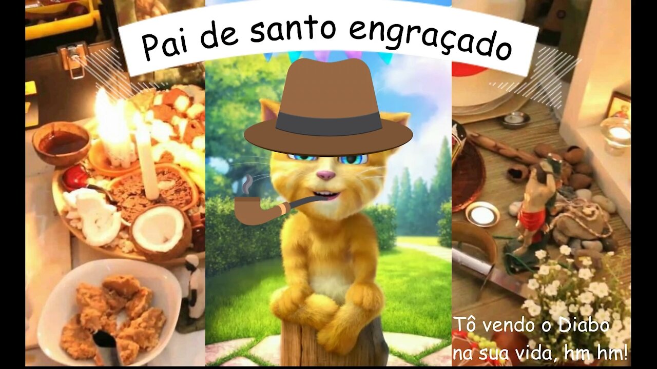 Pai de santo engraçado: Tô vendo o Diabo na sua vida, hm hm! [Frases e Poemas]