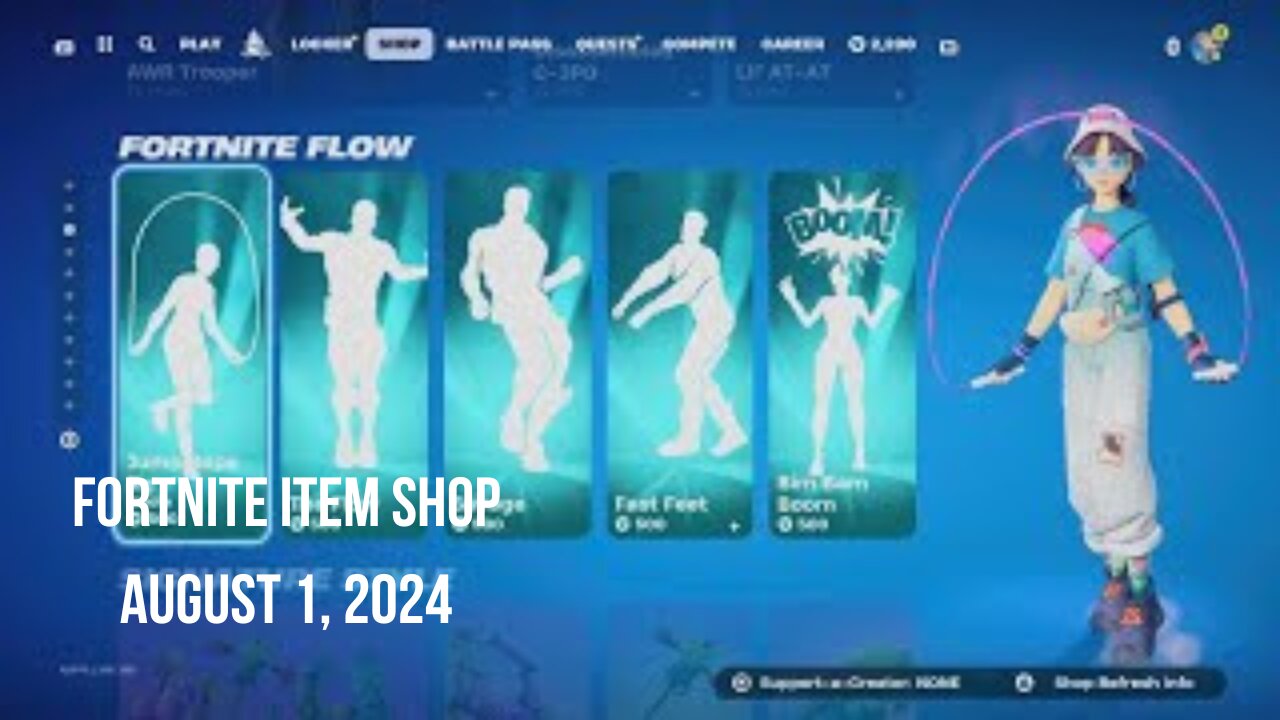 Fortnite Item Shop|August 1, 2024