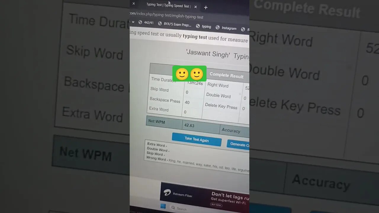 typing practice daily #shorts #ssc #cgl2023 #ssccgl2023 #vlog #ssc2023 #cgl #ssccgl #motivation