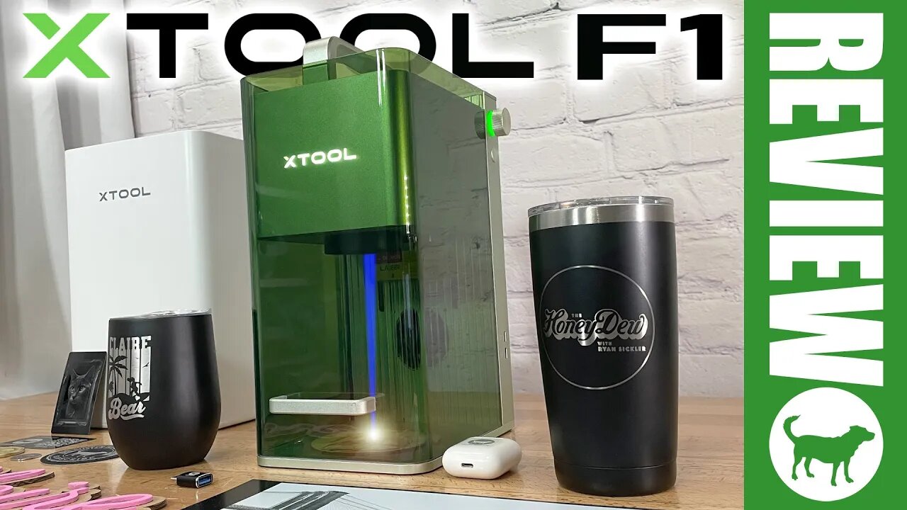 xTool F1 Dual Galvo Laser Engraver and Cutter Review | 10W Diode | 2W Infrared Laser |