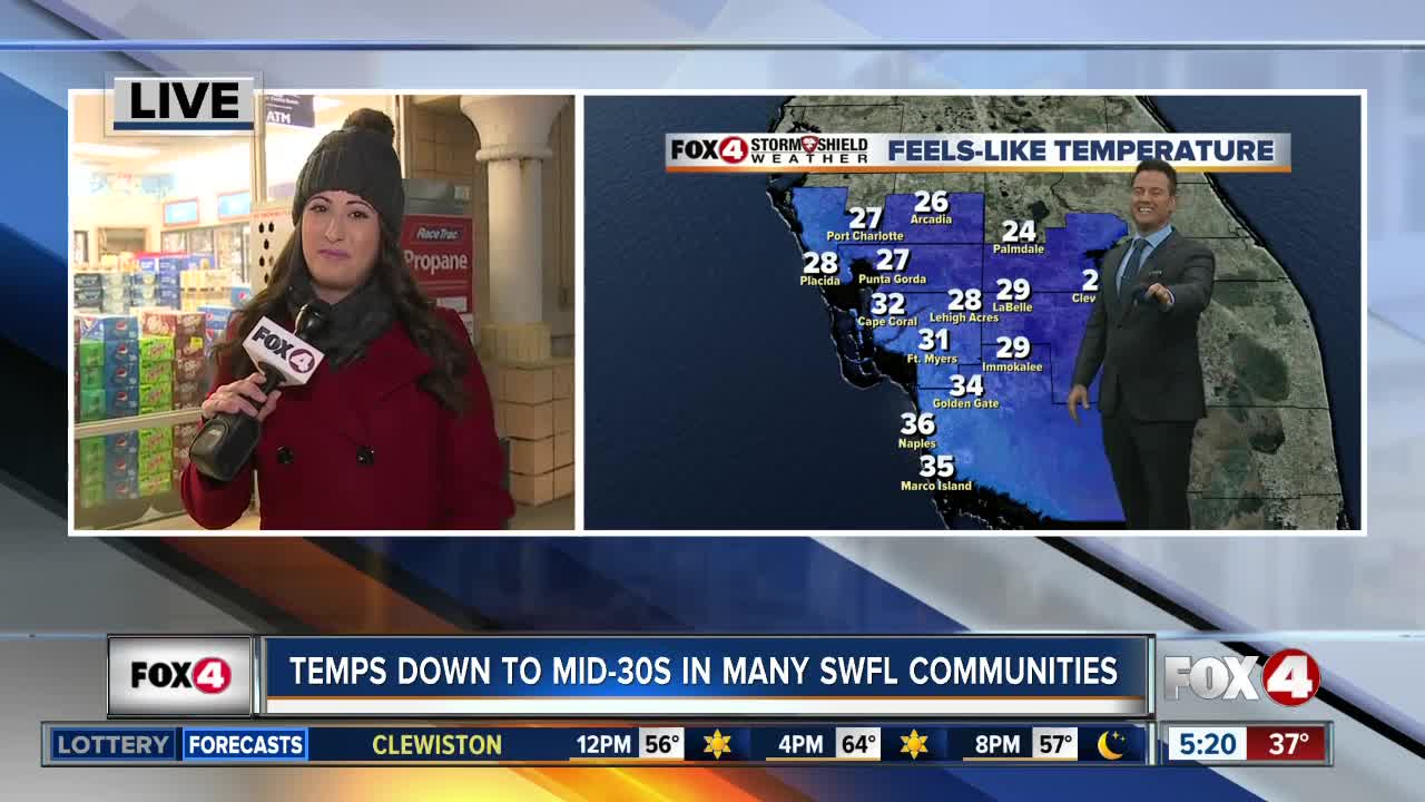 Dangerous Cold Has Moved Into Southwest Florida