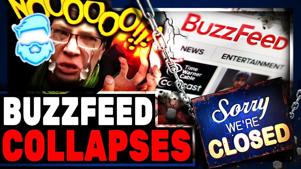 Buzzfeed News COLLAPSES & Shuts Down! Woke Media Is OVER! Massive Layoffs & I Am Celebrating!