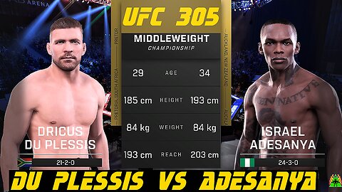 UFC 5 - DU PLESSIS VS ADESANYA