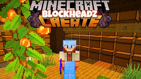 Fully Automatic Storage System using the Create Mod | Blockheadz Create Episode 12