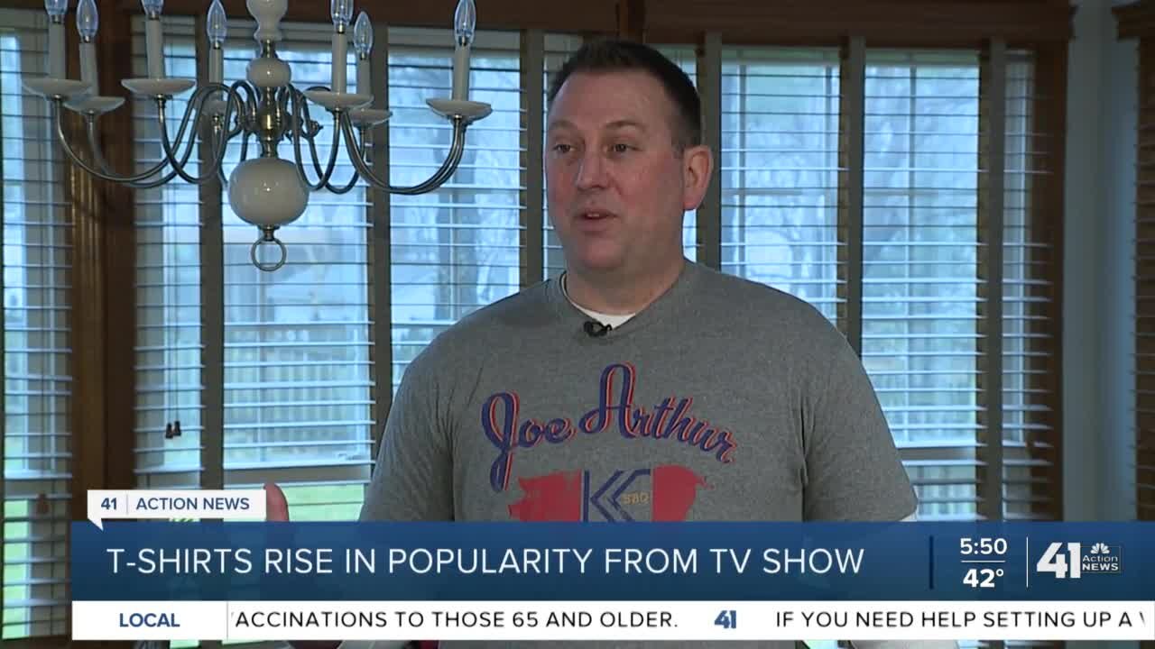 T-shirts rise in popularity from TV show
