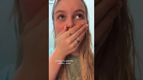 That coffee was so watery 😭 Video By mamasbrooke #Shorts
